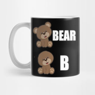 Funny teddy Bear B Mug